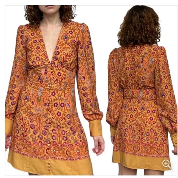 Urban Outfitters Womens Longsleeve Mini Dress - Picture 1 of 15